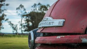 Parte delantera de un camión Chevrolet